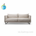 Modernes elegantes weißes Freizeitsofa Bürostoff -Sofa